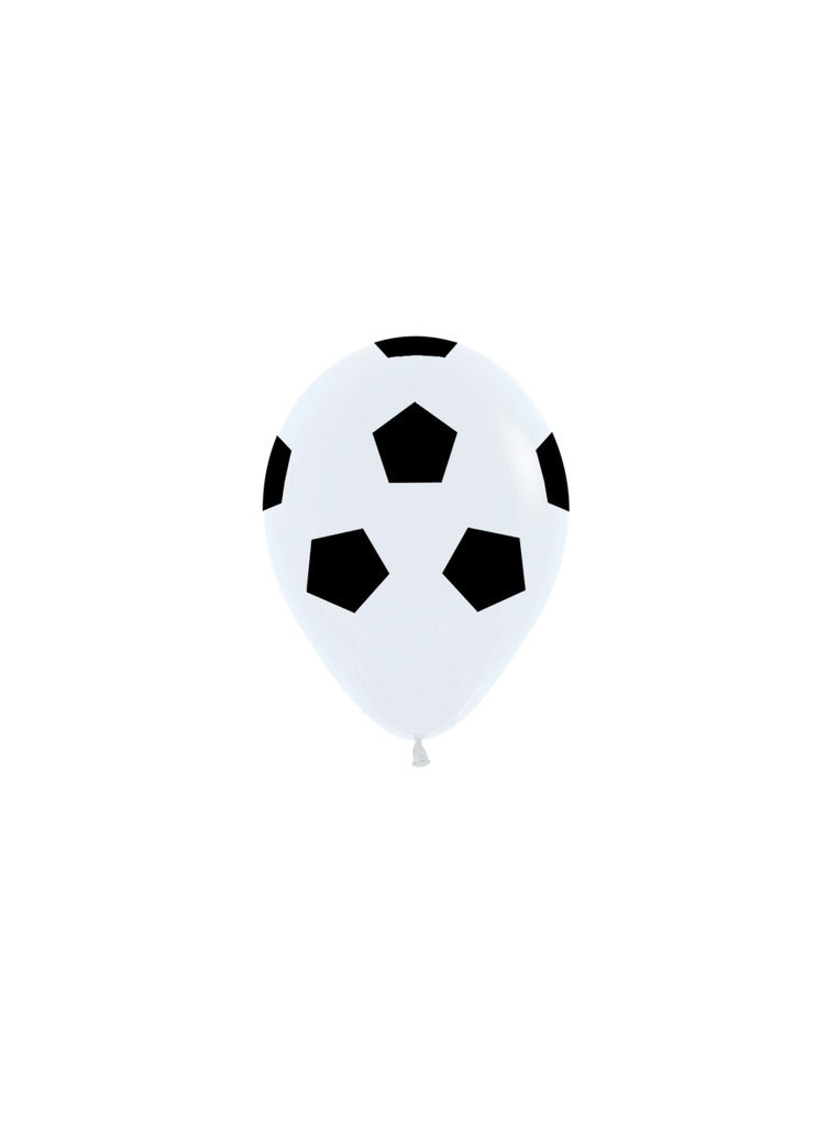 Soccer - R5 - White/Black - 005 - 12 stk