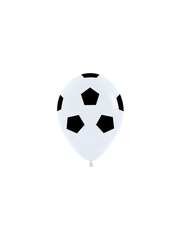 Soccer - R5 - White/Black - 005 - 12 stk