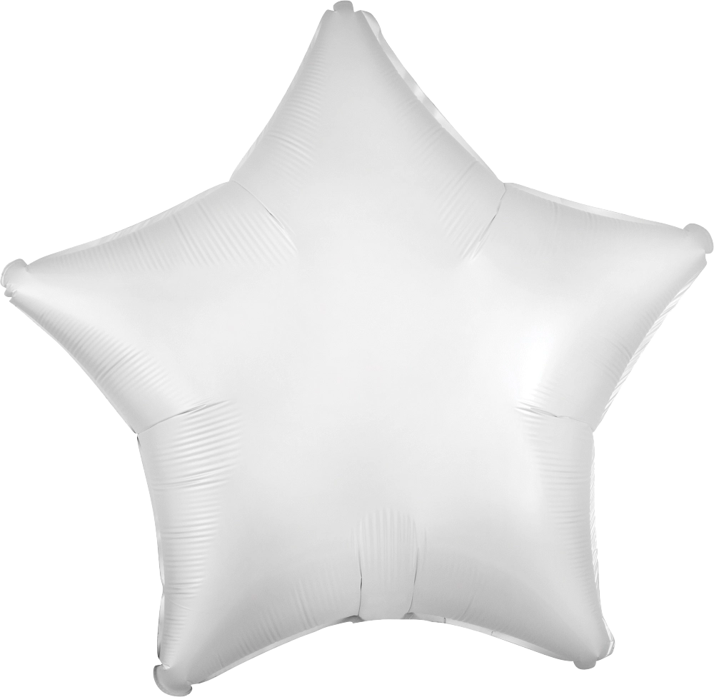 Satin Luxe - White Satin Star