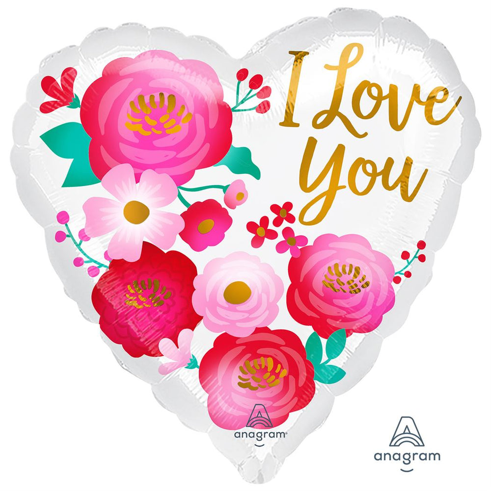 Foil Balloon Heart " I Love You "