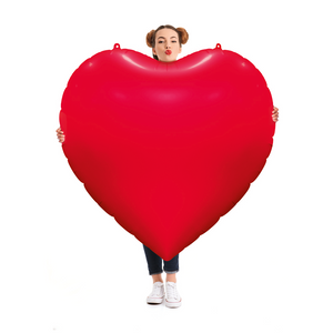 Foilballoon Heartshape XXL – 62″ Red