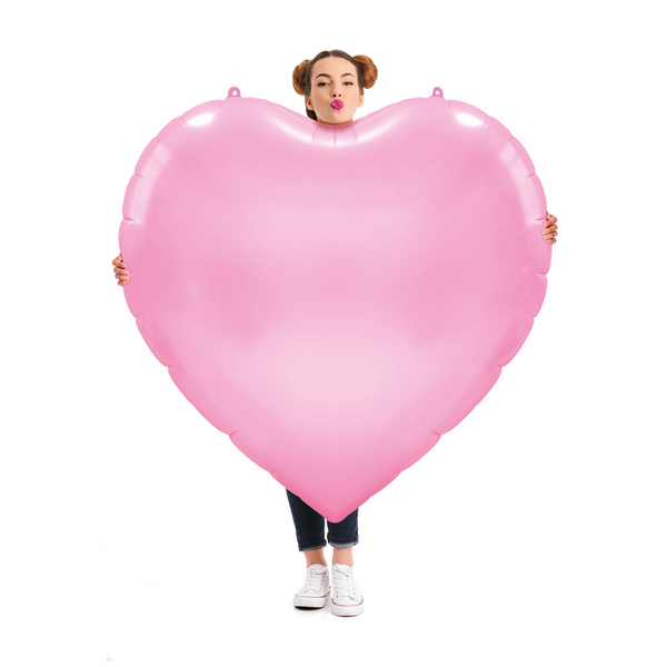 Foilballoon Heartshape XXL – 62″ Pink