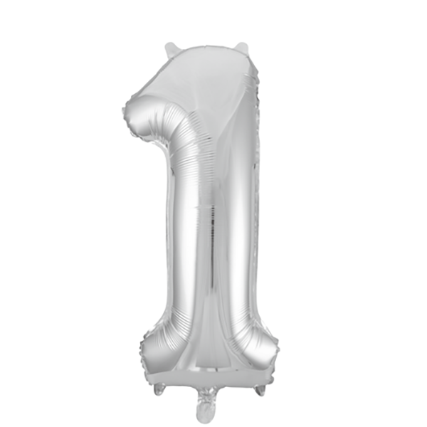 Number 1 silver 34″