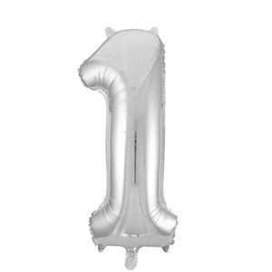 Number 1 silver 34″