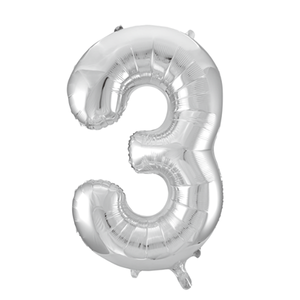 Number 3 silver 34″