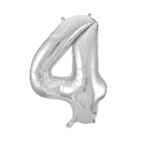 Number 4 silver 34″