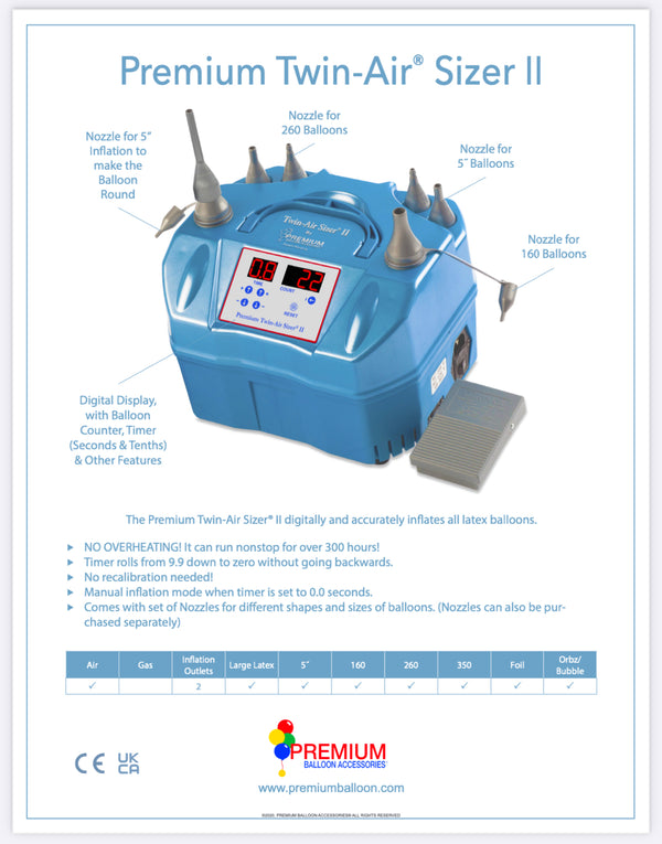 Twin-Air Sizer® II - Electric Inflator