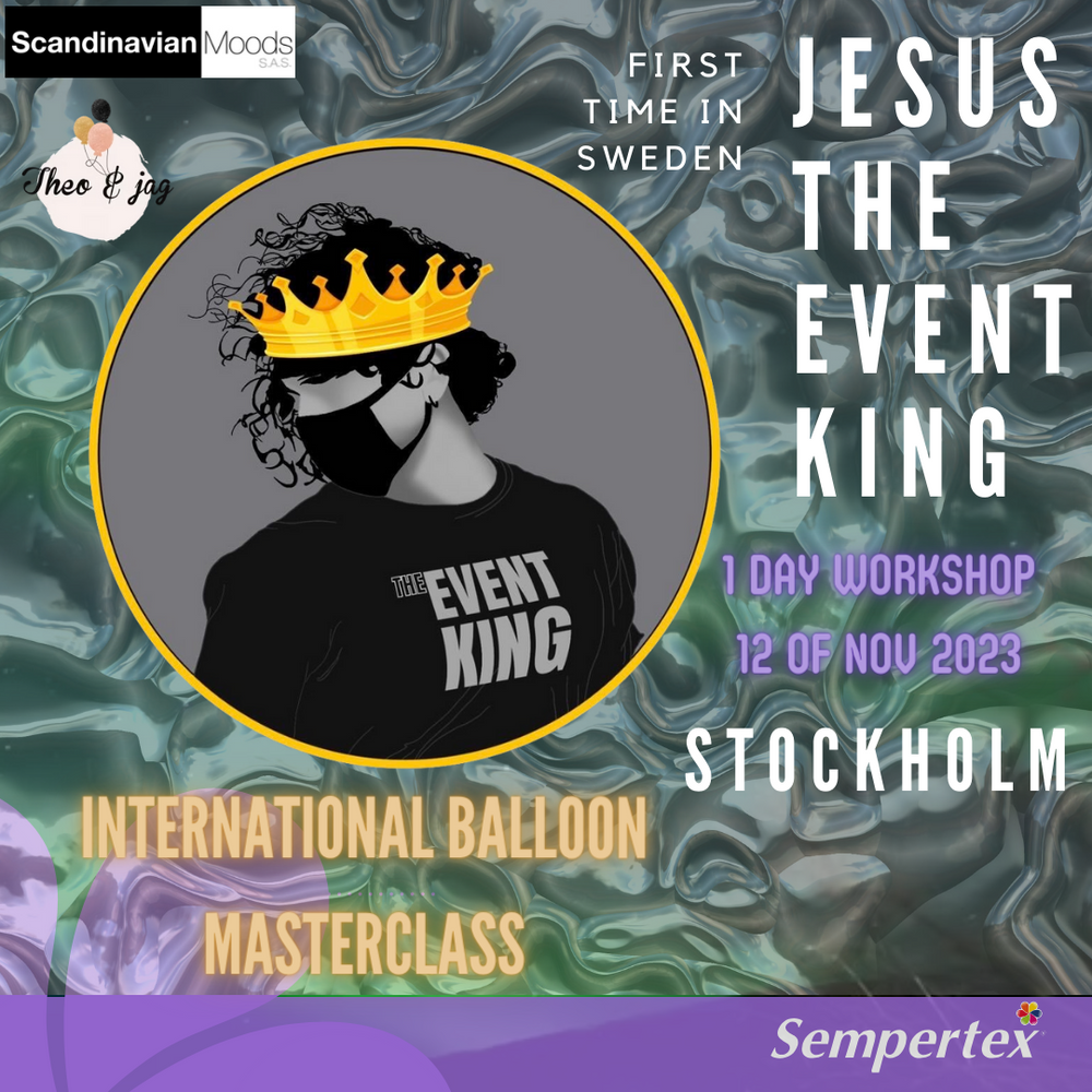 1 DAY - BALLOON WORKSHOP - 12 NOV STOCKHOLM