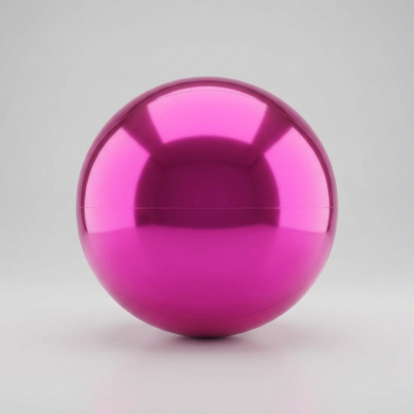 Bola fucsia individual