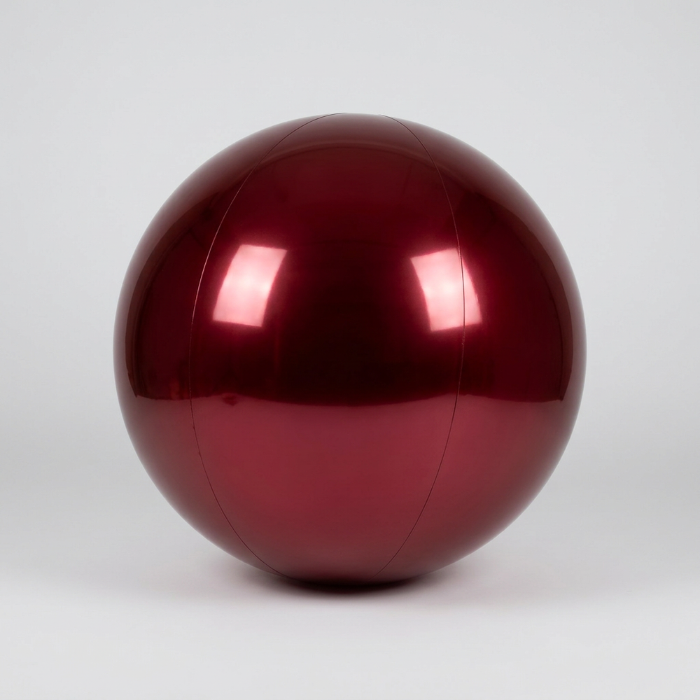 Bola rojo oscuro individual