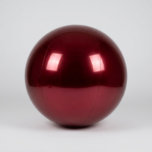 Bola rojo oscuro individual