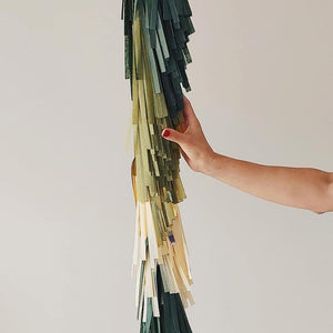 Tassel Green Gold Touch 140 x 25 cm