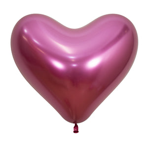 Heart 14 - Reflex Fuchsia - 912 - 12 Pcs