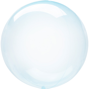 Clearz Crystal Blue Foil Balloon S40 bulk