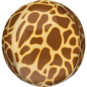 Orbz Giraffe Print Foil Balloon G20