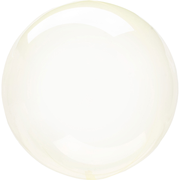 Clearz Crystal Yellow Foil Balloon S40 bulk